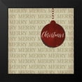 thumbnail image 2 of hartworks 15x15 Black Modern Framed Museum Art Print Titled - Christmas Ornaments I, 2 of 5