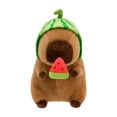 thumbnail image 1 of Peluche suave de capibara, juguete de animal, decoración del hogar, lindo, cómodo y decorativo. 35 cm, 1 of 9