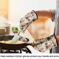 thumbnail image 4 of Cute Oven Mitts,Pug and Footprint Oven Mitt 2-Pack Set,Kitchen Gloves for Oven,Heat Resistant Oven Mitts 7.7"x12", 4 of 7