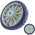 thumbnail image 1 of Lawn Mower Wheel, Universal Replacement Wheels for Hand Push Lawn Mowers, Diameter 19.5cm, 1 of 5