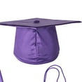 thumbnail image 4 of Odeerbi 1-10 Años Niños Niñas Vestido de Graduación Conjunto Color Sólido Vestido de Manga Larga Con Estoro, Gorra Y Bornilla Traje de 3 Piezas, 4 of 5