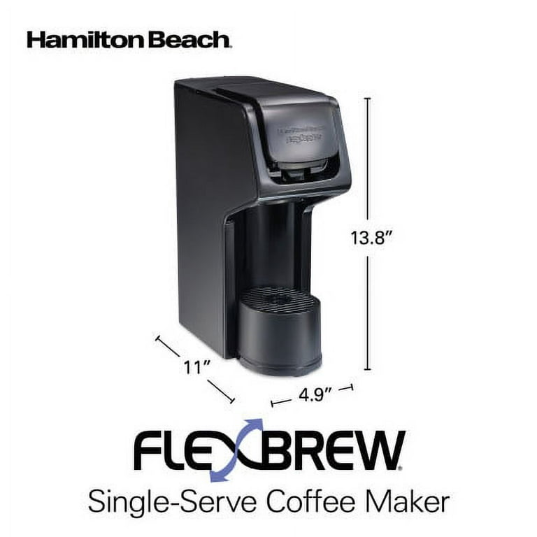 Hamilton Beach FlexBrew Single-Serve Coffee Maker, Black
