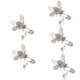 thumbnail image 1 of 5 Piezas Mujeres Cristal Sombrero Solapa Pin Insignia, 1 of 9