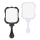 thumbnail image 1 of Portable Makeup Mirror 2Set Black Travel Cosmetic Beauty Mirror 19.5X9Cm Ideal For Dressing Tables, 1 of 3
