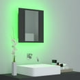 thumbnail image 6 of vidaXL Bathroom Cabinet LED Mirrored Wall Mounted Medicine Cabinet Acrylic, 6 of 54