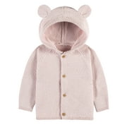 Angle View: Modern Moments by Gerber Baby Girls Sweater Knit Cardigan, (NB - 12M)