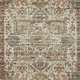thumbnail image 3 of 84 x 63 Inches Polypropylene Rug with Medallion Print Brown and Beige- Saltoro Sherpi, 3 of 5