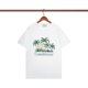 thumbnail image 1 of Casablanca 23 Primavera y novedad de verano estilo Fantasy Gate Starry Sky Castle casa letra logo camiseta de manga corta para parejasD365 blanco, 1 of 4