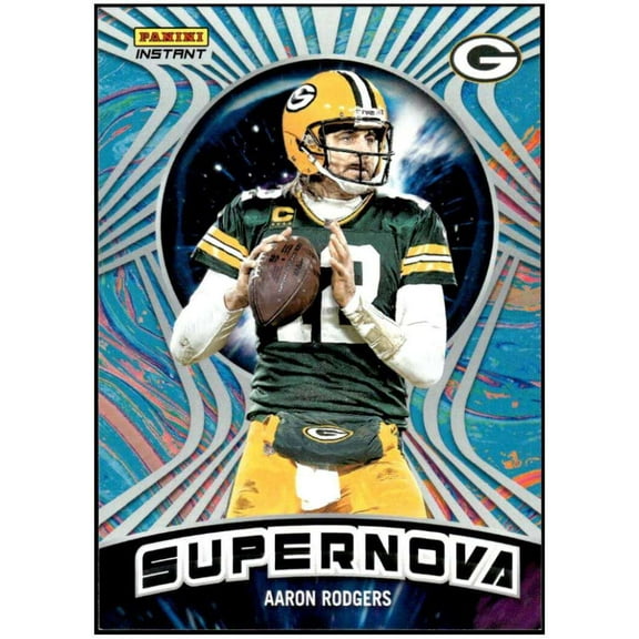 NFL 2022 Instant Supernova Football   Aaron Rodgers Trading Card S-9 (Panini)