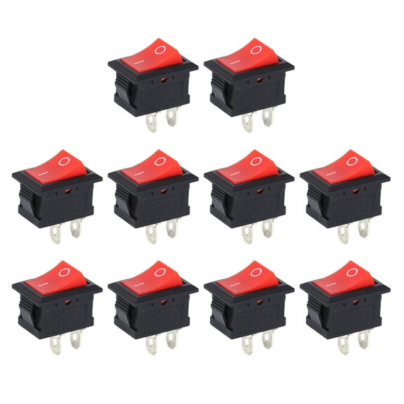 Rocker Switches,10Pcs Rocker Switches 2 Pin Rocker Switches Rocker Switches Enhanced Durability