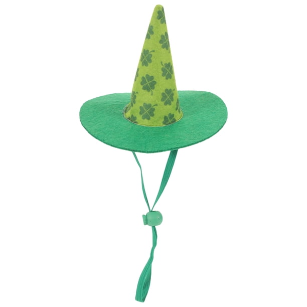 KAKOWELY Sombrero divertido para mascotas, Día de San Patricio, sombrero pequeño para mascotas, accesorios para disfraces de gatos y perros, accesorio para fotos