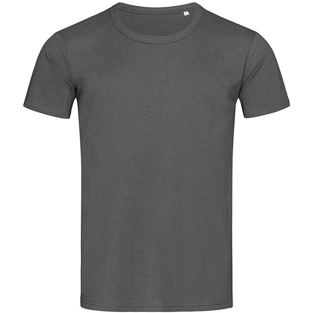 Stedman - Camiseta de cuello redondo modelo Stars Ben para hombre (Gris Pizarra)