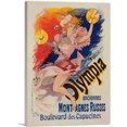 thumbnail image 1 of ARTCANVAS Olympia - Anciennes Montagnes Russes 1892 Canvas Art Print by Jules Cheret - Size: 40" x 26" (0.75" Deep), 1 of 9