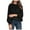 Black, variant on Fsqjgq Sweaters for Women Blue Pullover Tops Sweaters for Women Fall Oversized Crewneck Sweaters Long Sleeve Casual Ribbed Knit Winter Clothes Pullover Sweaters Blouse Top Fall Trends Women Cardigan