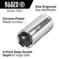 thumbnail image 3 of Klein Tools 65508 3/8 in. Drive Socket Wrench Set (20-Piece), 3 of 6