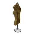 thumbnail image 3 of DisplayTown Bronze Female Mannequin Torso with Stand Dress Form Tshirt Display Countertop Hollow Back Body with Metal Pole & Hanging Hook S-M Clothing Sizes (Set of 4), 3 of 5
