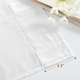 thumbnail image 4 of StangH Non-See-Through White Privacy Sheer Curtains 96 inches Long - Rod Pocket & Back Tab Window Drapes Light Filtering Treatments for Office/Baby Room/Office/Home Decor, 2 Panels, 4 of 9