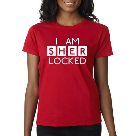 True Way True Way 2 Women S T Shirt I Am Sherlocked c Sherlock Holmes Nbsp Xl Red Walmart Com Walmart Com