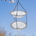 thumbnail image 4 of SOPOTUTU Weather Resistant Hanging Bird Feeder and Bath for Porch Garden with Removable Design, 4 of 6