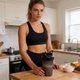 thumbnail image 4 of BotaniNest Protein Shaker Bottle Mixer With Secure Lid And Easy Pour Spout For Gym Workout, 4 of 6