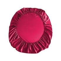 Yooshoverk Mattress Cover 47 Inch Silk Feel Fitted Sheet King Size Deep Pocket Elastic Hem Breathable Fabric Easy Care