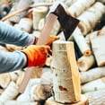 thumbnail image 1 of UPOUART 1Set Wooden Hatchet Handle and Metal Wedges Set for Tool Repair Easy to Use and Labor Saving, 1 of 8