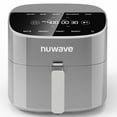 thumbnail image 1 of Freidora de aire Nuwave Brio Plus de 8 cuartos, sin PFAS, nueva y mejorada, pantalla táctil digital, pantalla blanca fría, 50°F~400°F en 5° precisos, 5 funciones de cocción, 100 preajustes y 50 memori, 1 of 5