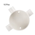 thumbnail image 3 of Conduit Box Junction Box T-Shaped Round Wire Box 16 mm for Home Cable Management Electronic Projects Pack of 10, 3 of 5