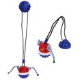 thumbnail image 4 of Chew Toy, TPR Material Large Ball Design Odorless Multifunction Teeth Grinding Pet Teeth Cleaning Toy With Suction Cup A Smoothly Floor Sticker For Pet Dog Blue, 4 of 8