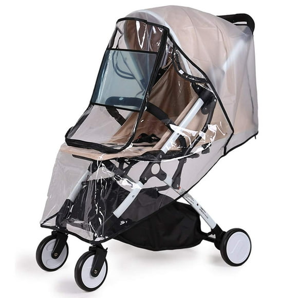 Transparent Stroller Rain Cover Universal Waterproof Shield Baby Stroller Pushchair Pram Rain Cover