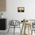 thumbnail image 2 of Give Thanks Good Food Phrase Food & Beverage Graphic Art Black Framed Art Print Wall Art, 2 of 7