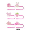 thumbnail image 3 of Giunmcul Online Shopping Straw Cover 10mm Reusable Cute Drinking Straw Topper Accessories Portable Protector Plugs Decorations Gifts for Party, 3 of 5