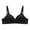 Black, variant on Tbopshirt Bras for Women Plus Size,Wirefree Padded Bra Push Up,Embroidered Glossy Comfortable Breathable Bra Underwear No Rims,Women's T-Shirt Bras