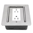 thumbnail image 1 of Recessed Floor Outlet, Water Proof Recessed Floor Socket  for Office, 1 of 7