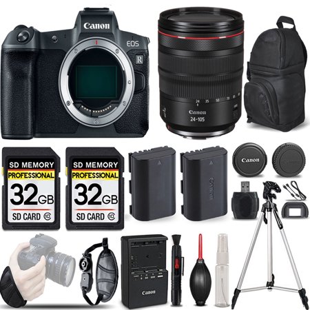 Canon EOS R Mirrorless SLR 30.3MP Full HD 4K + Canon 24-105mm f/4L IS USM Lens + 2 Of 32GB Memory Card + Backup Battery. All Original Accessories Included - International Version