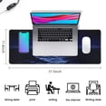 thumbnail image 5 of Unleash Your Gaming Potential: SciFi Space Moon Large Mouse Pad, Extended, Stitched Edges, Anti-Slip Base, Perfect Keyboard Mouse Mat for Gaming & Home Office, 31.5x11.8 Inch, 5 of 7