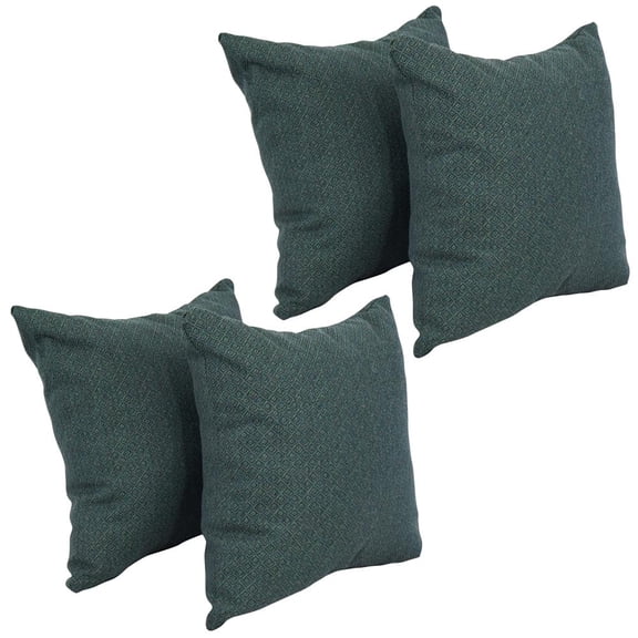 17-inch Jacquard Throw Pillows with Inserts (Set of 4) 9910-S4-ID-098