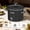 Black, variant on Sunvivi 2 Quart Slow Cooker With Removable Ceramic Pot and 3 Heating Settings, Stainless Steel, Blue