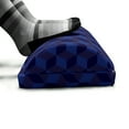thumbnail image 5 of Indigo Foot Rest, 3D Print Like Geometrical Futuristic Inspired Shadow Boxes Cubes Image Print, Non-Slip Backing Ergonomic Memory Foam Leg Support for Office, Dark Blue and Blue, by Ambesonne, 5 of 5