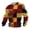 Multicolor#2, variant on Men's Waffle Knit Pullover Colorblock Plaid Long Sleeve Shirts Vintage Crewneck Casual T-Shirt Loose Lightweight Aztec Graphic Tees Multicolor 5XL
