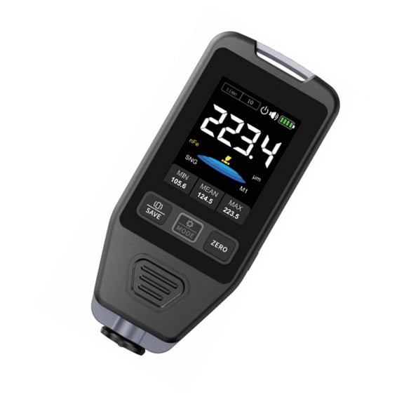 Thickness Gauge LCD Display Coating Thickness Gauge 0-1400μm Professional Paint Coating Meter Car FE & NFE Paint Gauge