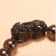 thumbnail image 5 of K-KED Beads Bracelet Natural Obsidian Jade Charm Chain Handmade Coffee Gemstone Unisex, 5 of 9
