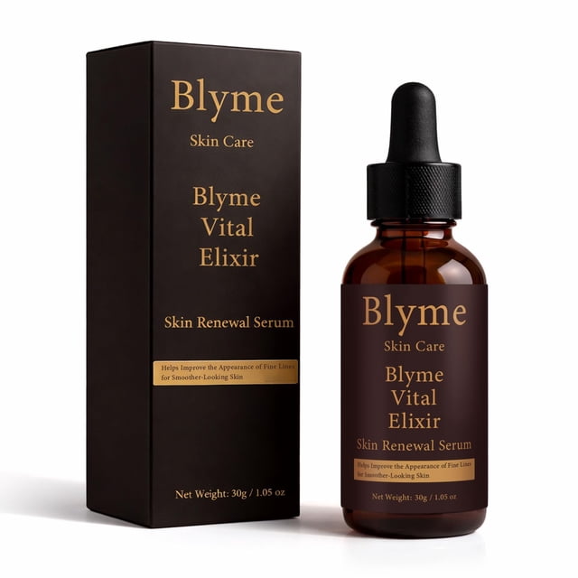 Serum BLYME Prime Elixir Antiedad con péptidos, ácido hialurónico y retinol, 30 ml