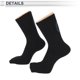thumbnail image 3 of Calcetines de ciclismo Unique Bargains, transpirables, absorbentes de sudor, anti-fricción, negros, tamaño L, 1 par, 3 of 6