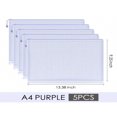 thumbnail image 1 of LNGOOR 5 Pcs Sacs à Dossiers à Fermeture Éclair Multicolores A4 Simples et Polyvalents pour Étudiants, 1 of 7