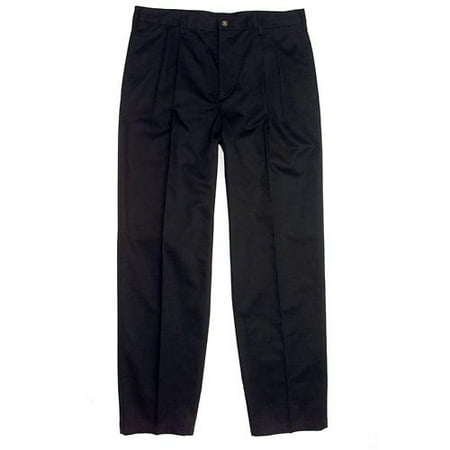 Men's Twill Stain-Free Pleated Pant