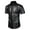 Black, variant on Pisexur Mens Shirts Sparkle Sequin Party Shirts Casual Button Down Short Sleeve Disco Tops Fashion Shiny Turndown Collar 70s Outfit Shirts