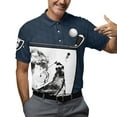 thumbnail image 5 of Golf Polos Short Sleeve Performance Golf Shirts Mens Golf Shirt Moisture Wicking Dry Fit Performance Sport Short Sleeve Golf 4, 5 of 7