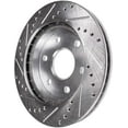 thumbnail image 5 of Detroit Axle - Rear Brake Rotors for 2012-2020 Ford F-150 Lobo, Drilled and Slotted Disc Brake Rotors Replacement: 13.70" inch Rotor, 5 of 7