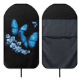 thumbnail image 6 of XYZCANDO Car Seat Towel Cover Prevent Sweat Stains Microfiber Towel, Compatible with Bucket Seat Truck Seat, for Trucks Cars Sedan, Butterfly and Flower, 6 of 6